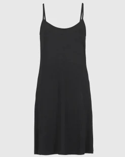 Essential Slip Dress, Black