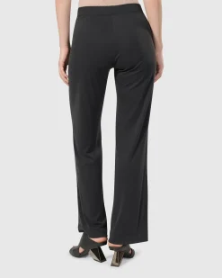 Essential Straight Leg Pants, Charcoal