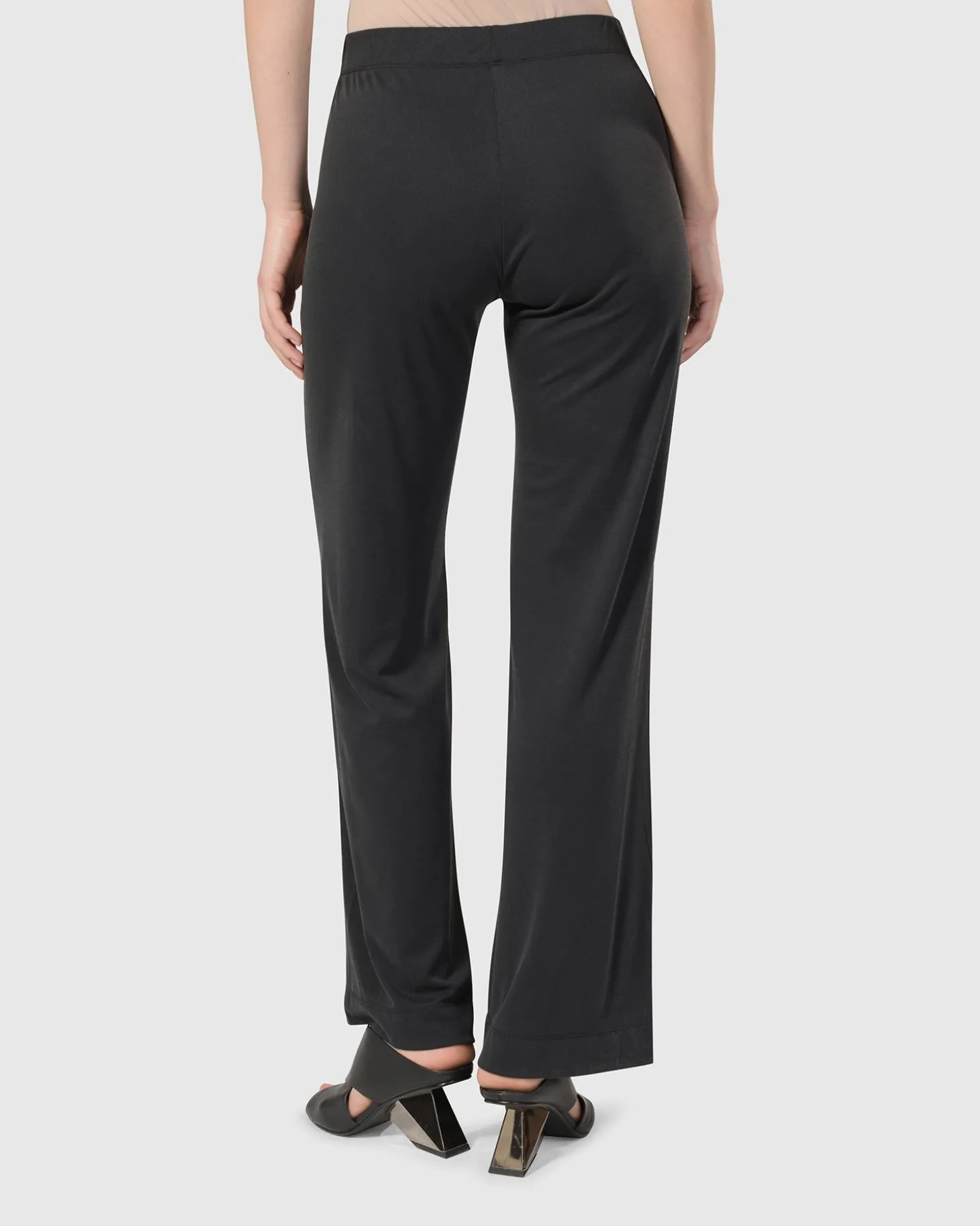 Essential Straight Leg Pants, Charcoal
