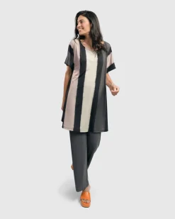 Essential Straight Leg Pants, Charcoal