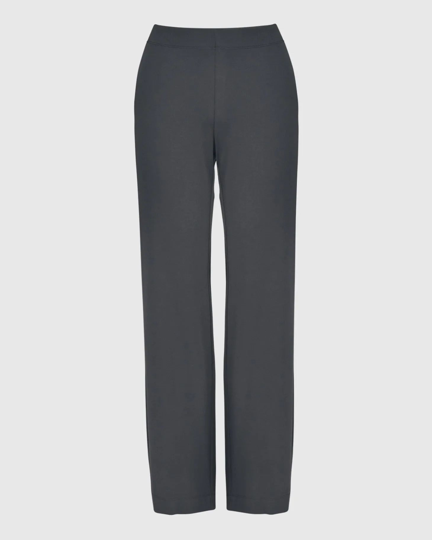 Essential Straight Leg Pants, Charcoal