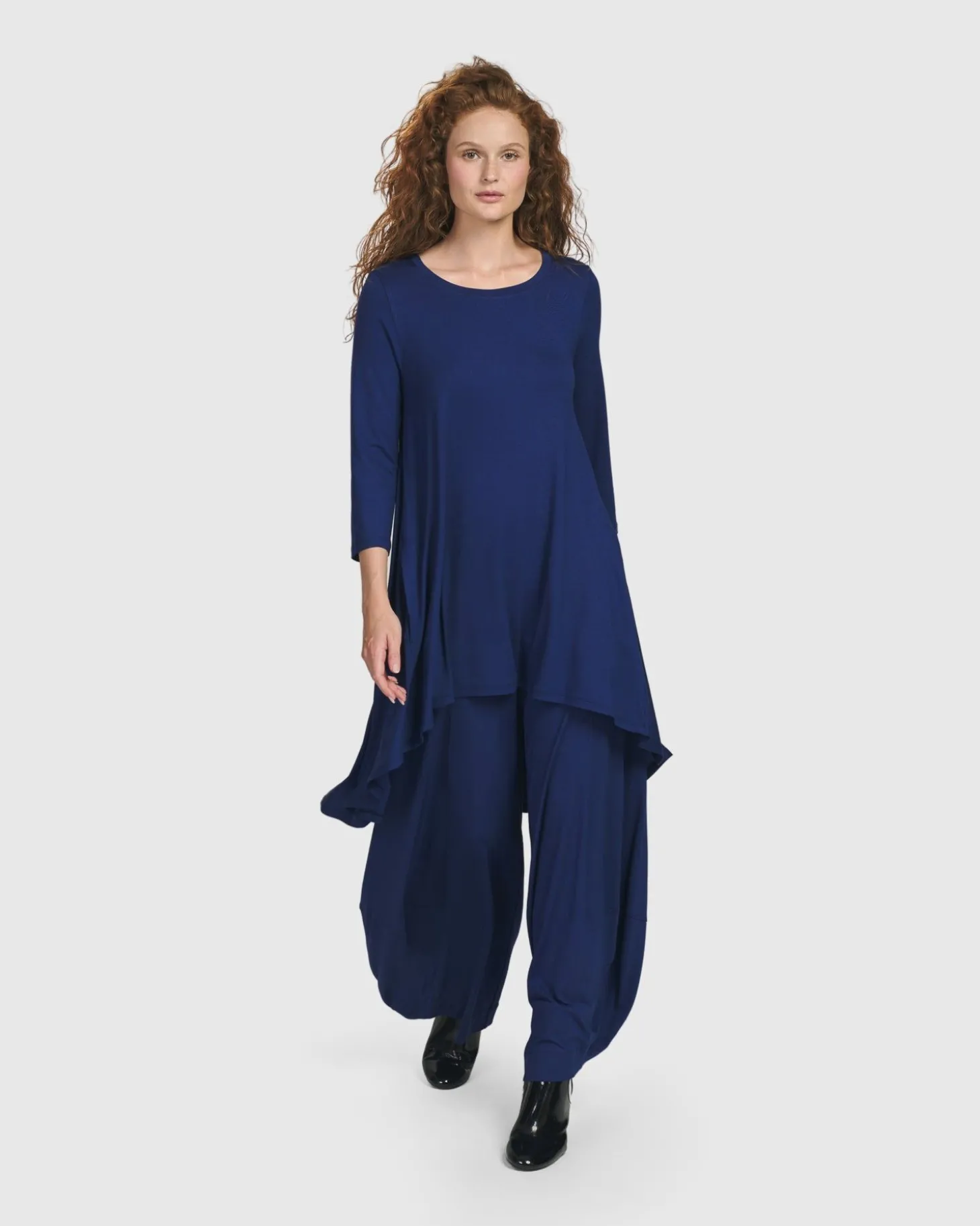 Essential Swing Tunic Top, Royal Blue