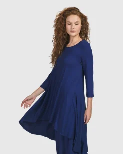 Essential Swing Tunic Top, Royal Blue