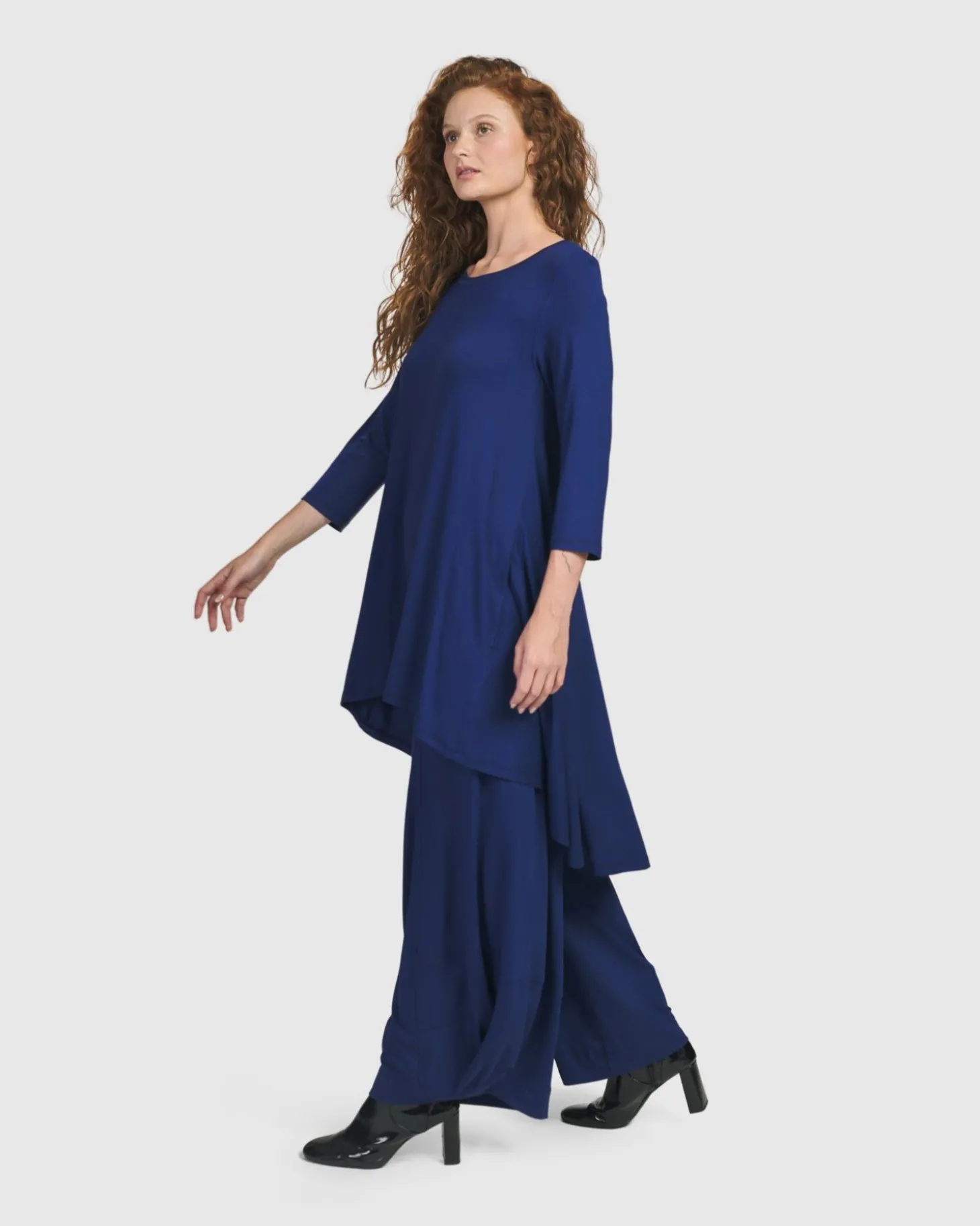 Essential Swing Tunic Top, Royal Blue