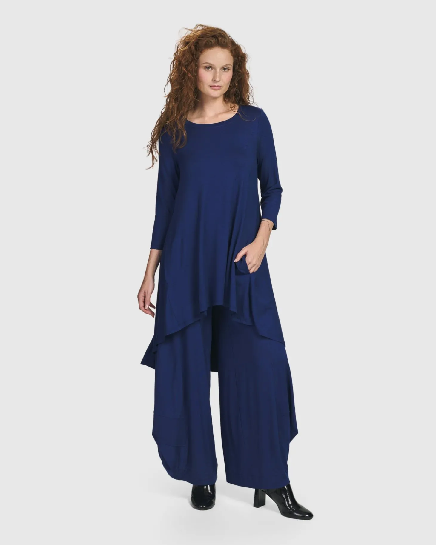 Essential Swing Tunic Top, Royal Blue