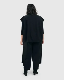 Essential Tekbika Go-To Vest Jacket, Black