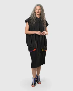 Essential Tekbika Go-To Vest Jacket, Black