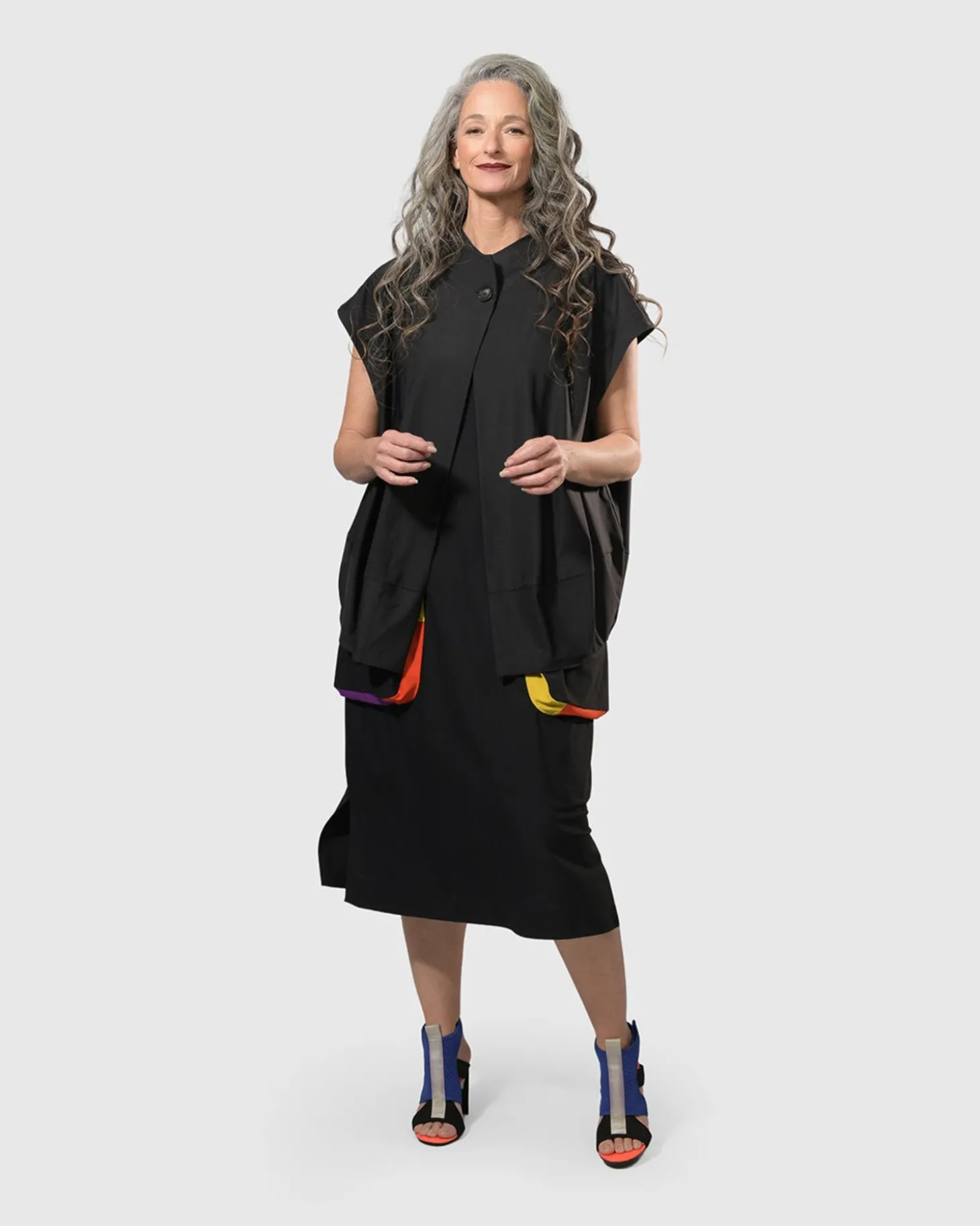 Essential Tekbika Go-To Vest Jacket, Black