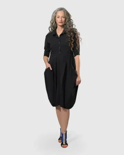 Essential Tekbika Signature Pocket Dress, Black
