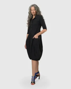 Essential Tekbika Signature Pocket Dress, Black