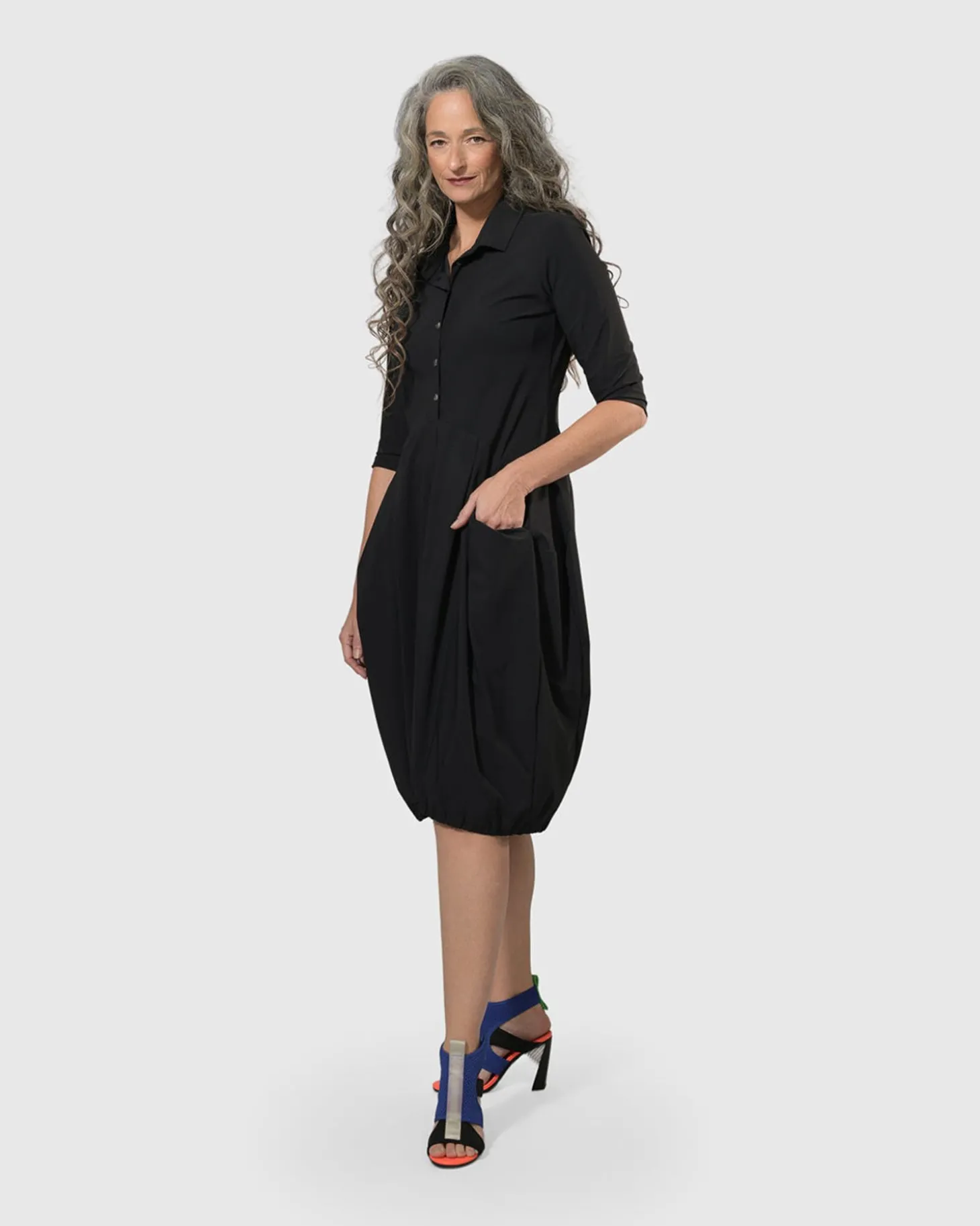 Essential Tekbika Signature Pocket Dress, Black