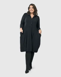 Essential Tekbika Signature Pocket Dress, Black
