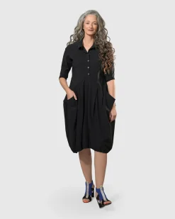 Essential Tekbika Signature Pocket Dress, Black