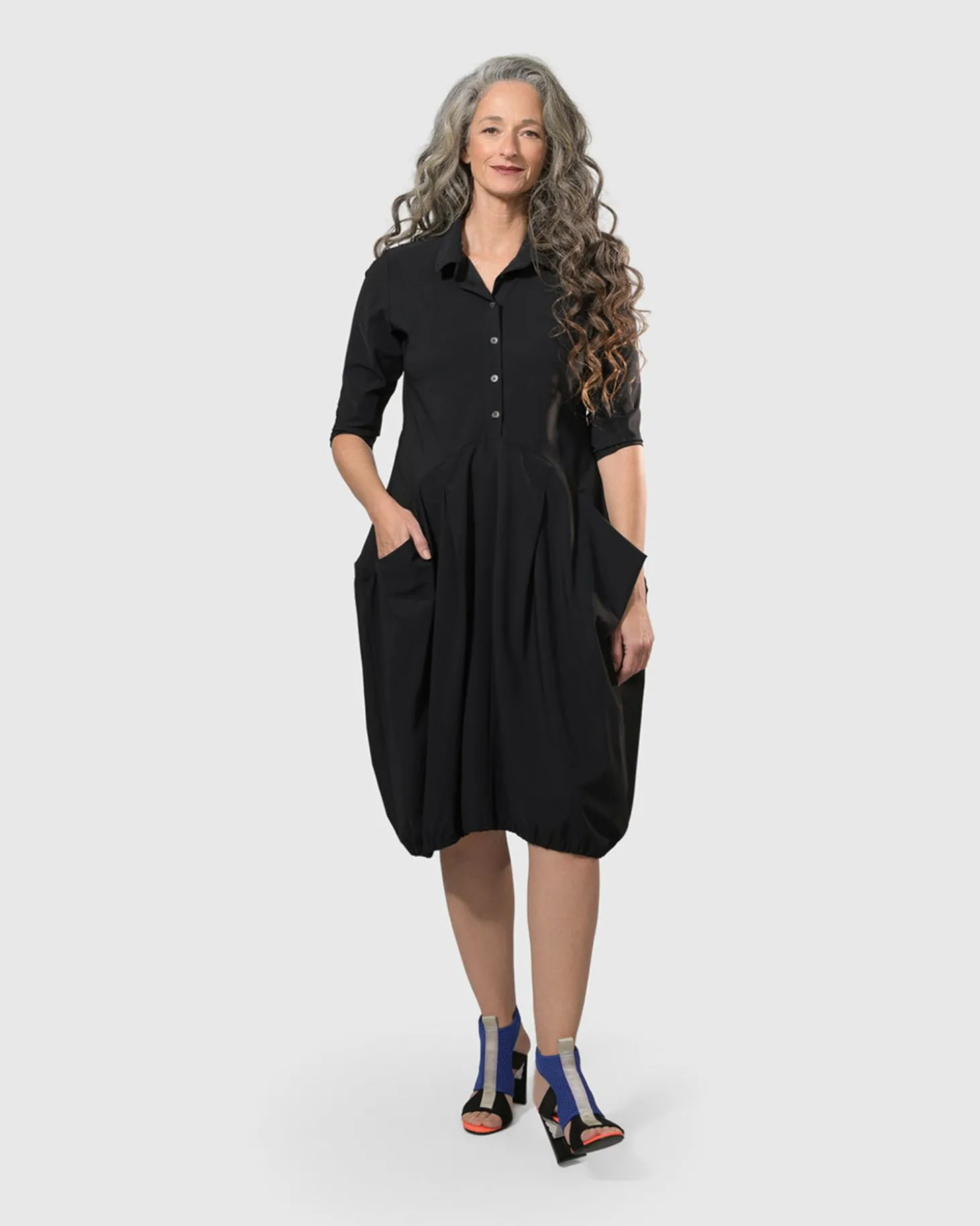 Essential Tekbika Signature Pocket Dress, Black