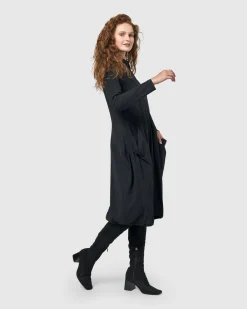 Essential Tekbika Signature Pocket Dress, Black