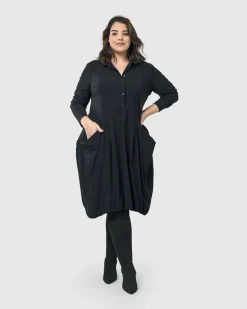 Essential Tekbika Signature Pocket Dress, Black