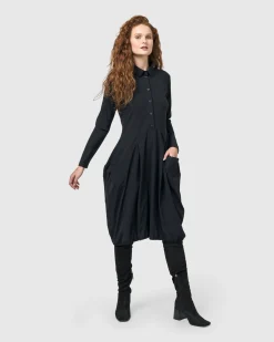 Essential Tekbika Signature Pocket Dress, Black