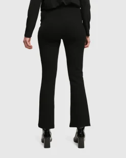Essential Toned Up Flare Pants, Black