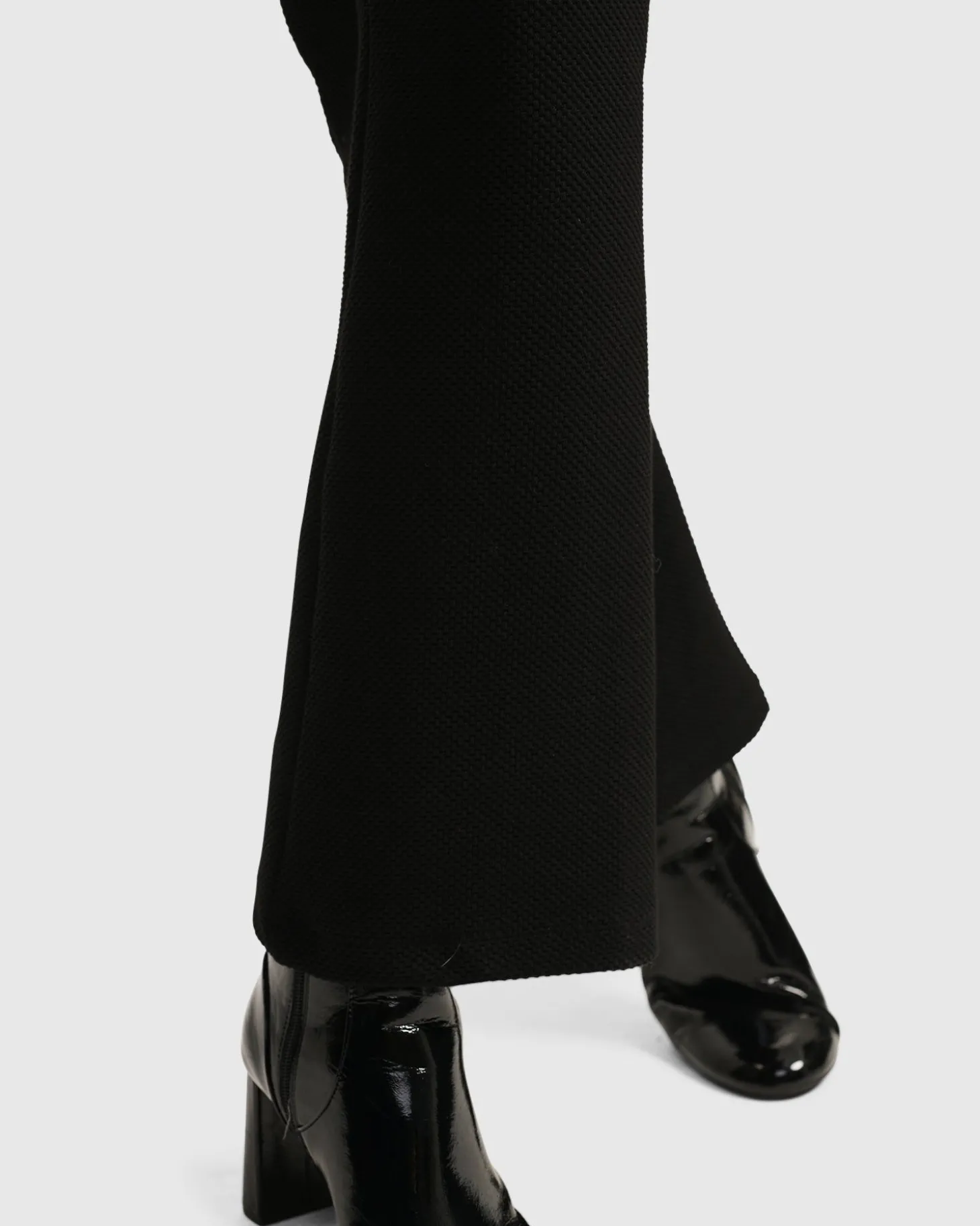 Essential Toned Up Flare Pants, Black
