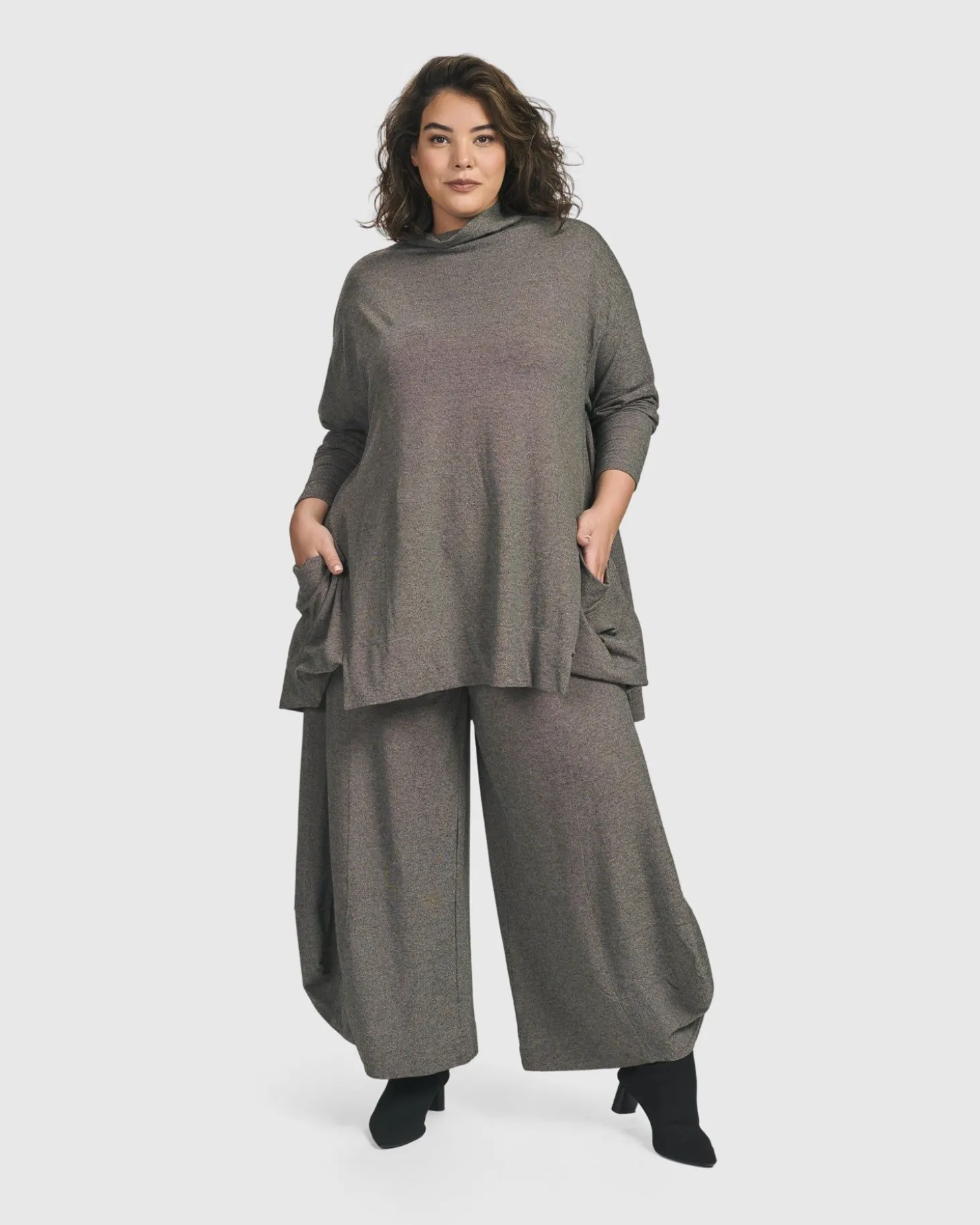 Essential Toned Up Punto Pants, Fog