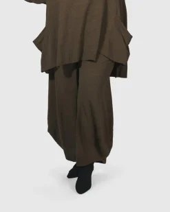 Essential Toned Up Punto Pants, Brown