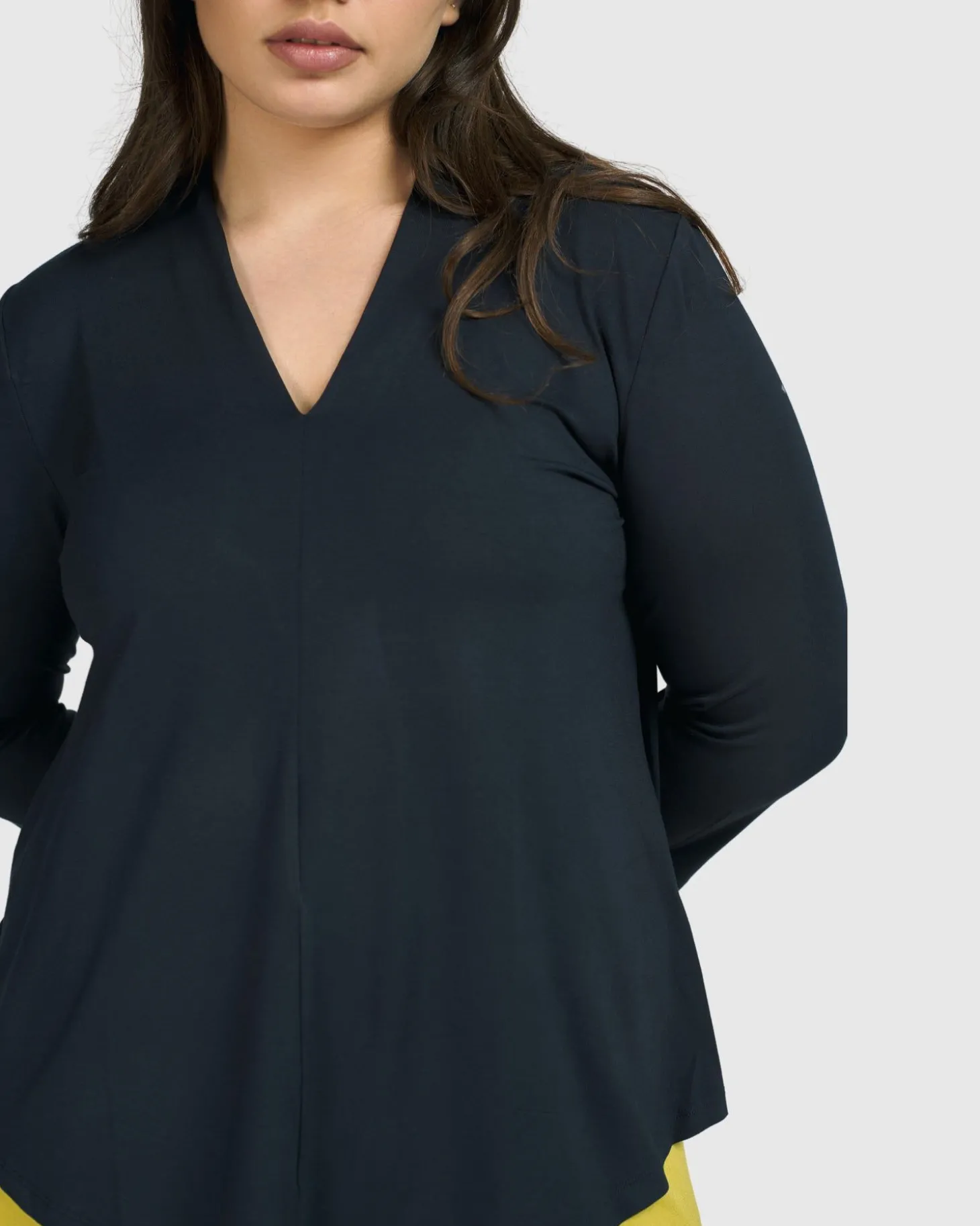 Essential V-Neck Top, Ocean