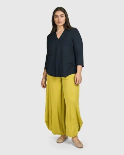 Essential V-Neck Top, Ocean