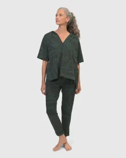 Exhale Jogger Pants, Forest Tie-Dye