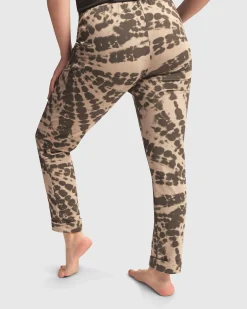 Exhale Jogger Pants, Stone Tie-Dye