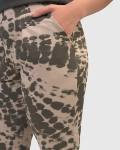Exhale Jogger Pants, Stone Tie-Dye