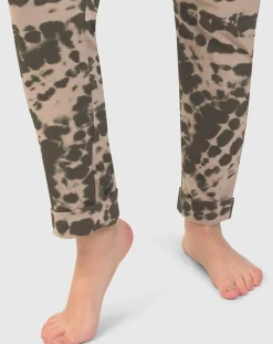 Exhale Jogger Pants, Stone Tie-Dye