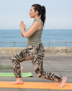 Exhale Jogger Pants, Stone Tie-Dye