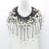 Faux Pearl Cape Necklace, Love Letter