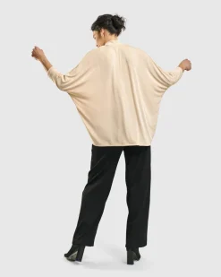 Fawn Mockneck Top, Nude