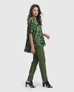Fearless Iconic Stretch Jeans, Green