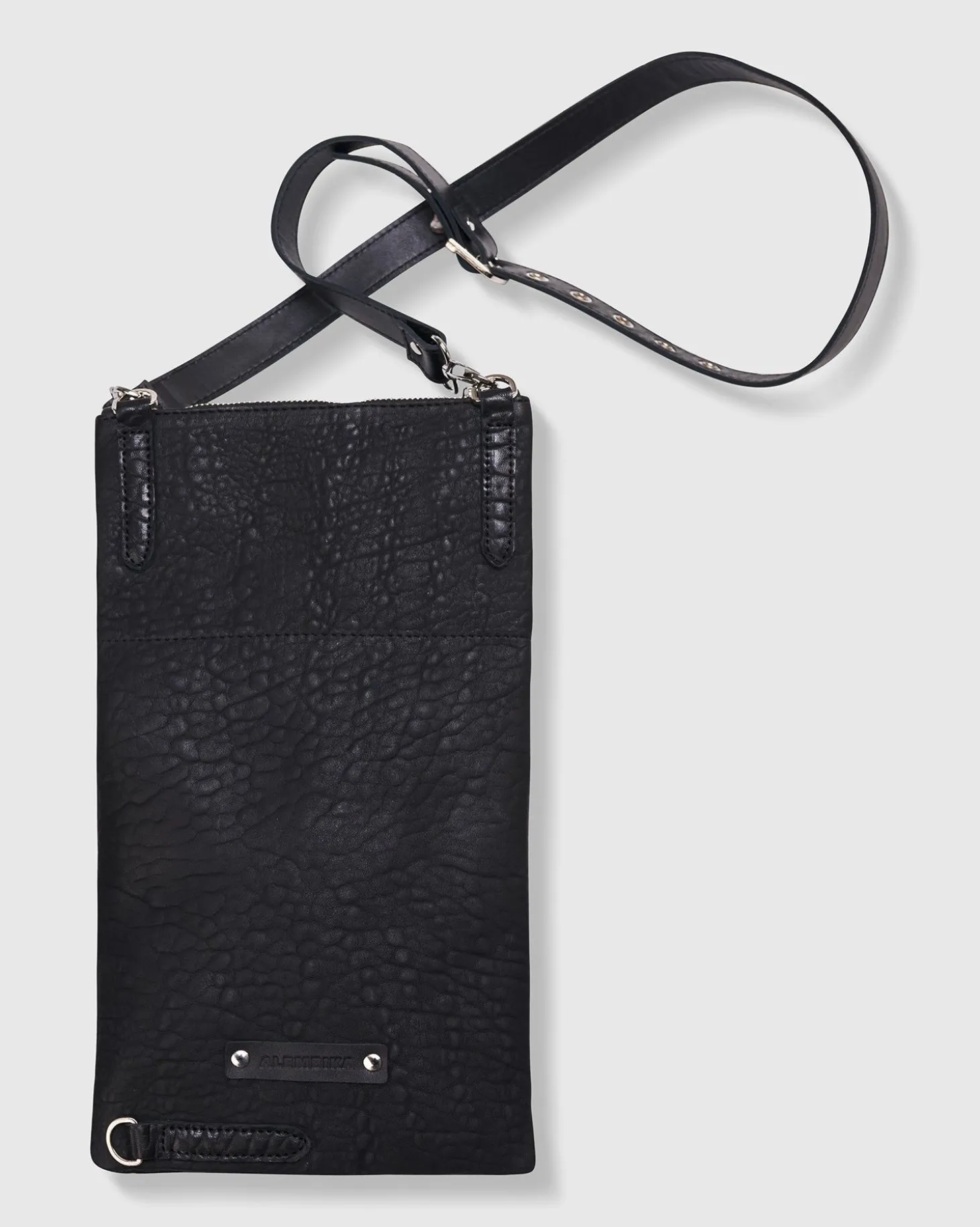 Flat Stash Pouch Bag, Black