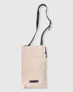 Flat Stash Pouch Bag, Ivory