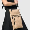 Flat Stash Pouch Bag, Nude