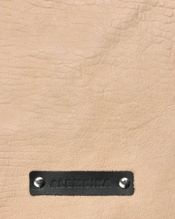 Flat Stash Pouch Bag, Nude