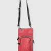 Flat Stash Pouch Bag, Vermillion