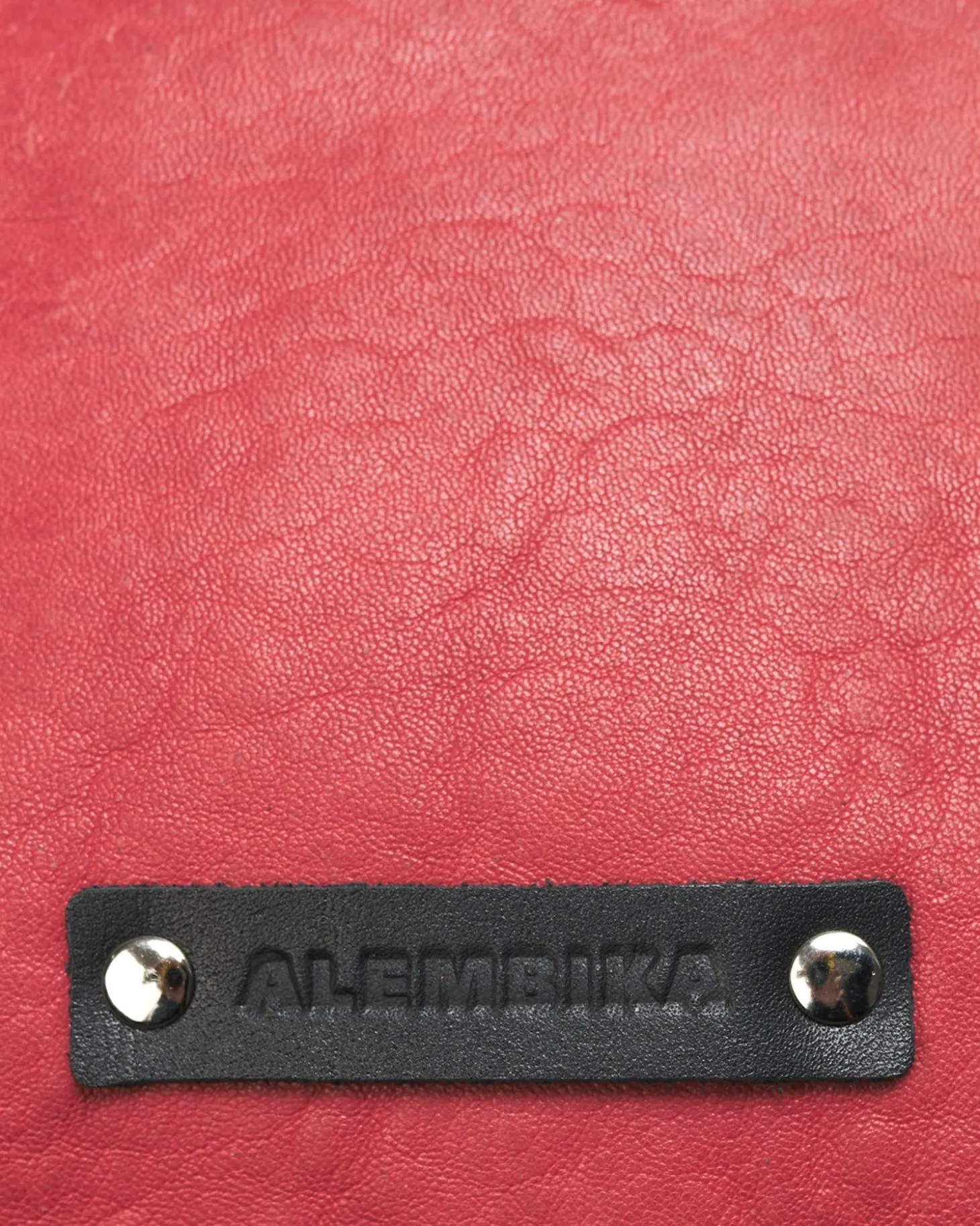 Flat Stash Pouch Bag, Vermillion