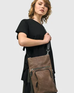 Flat Stash Pouch Bag, Wood