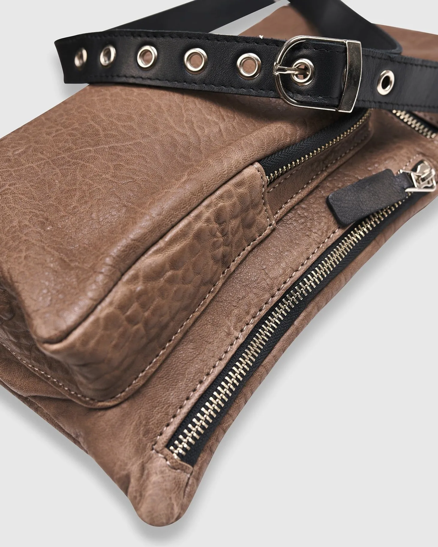Flat Stash Pouch Bag, Wood