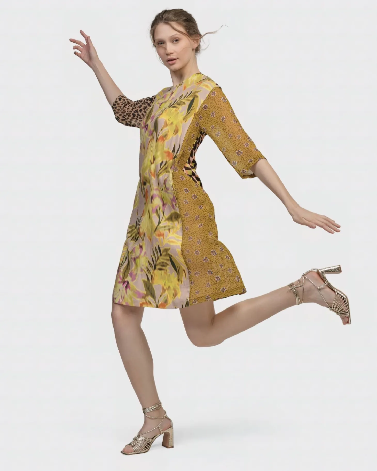 Fleur De Lis Shift Dress, Lilly