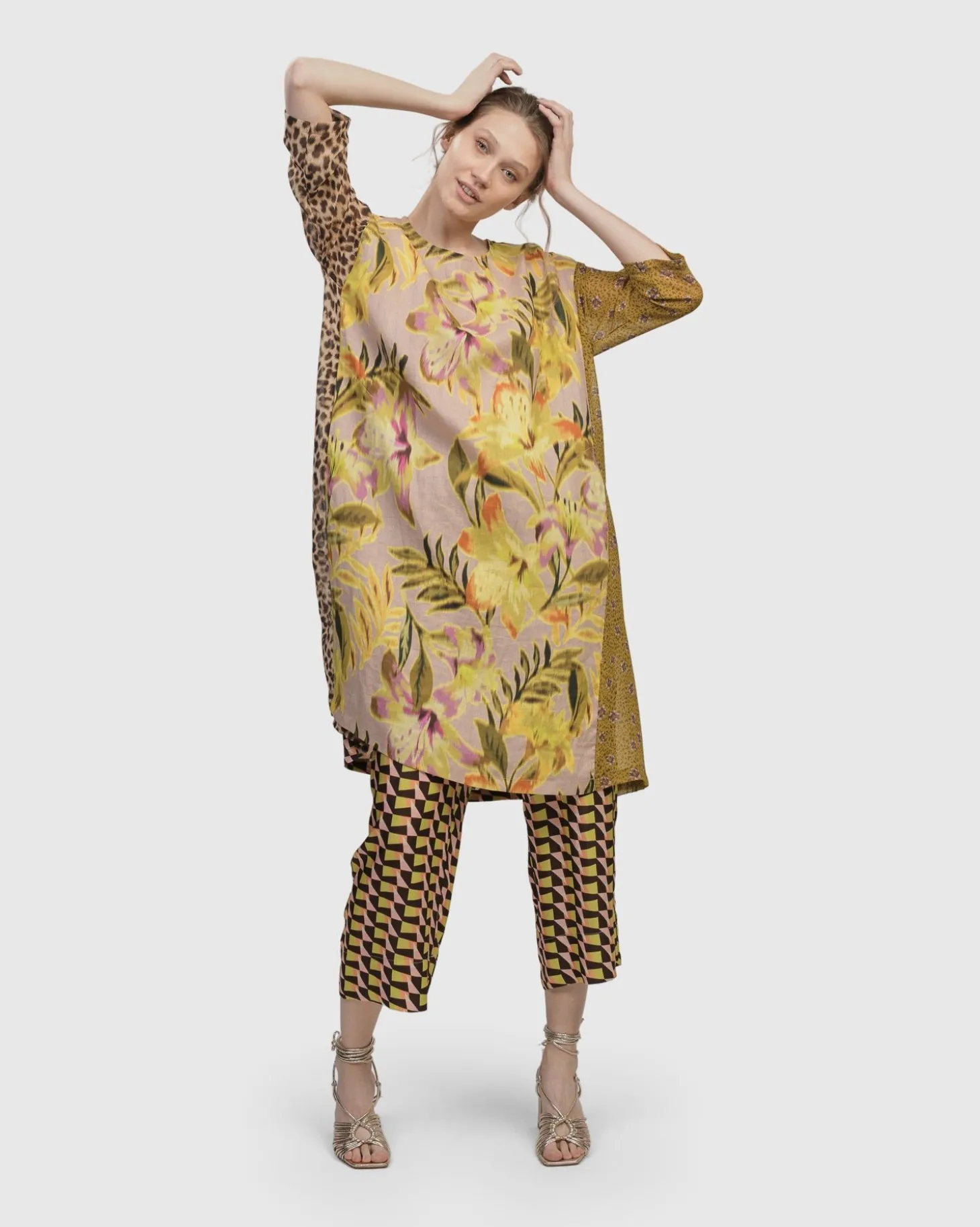 Fleur De Lis Shift Dress, Lilly