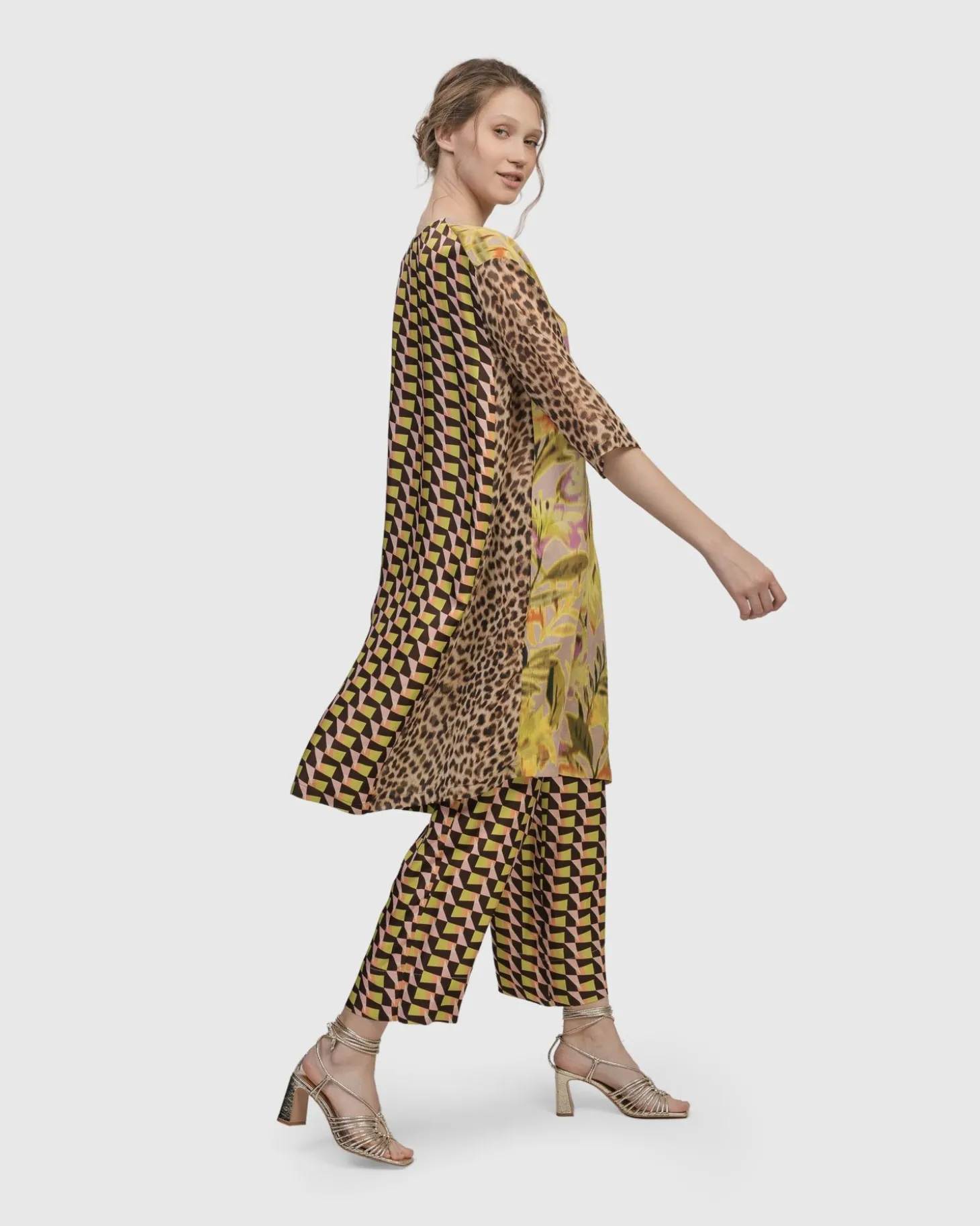 Fleur De Lis Shift Dress, Lilly