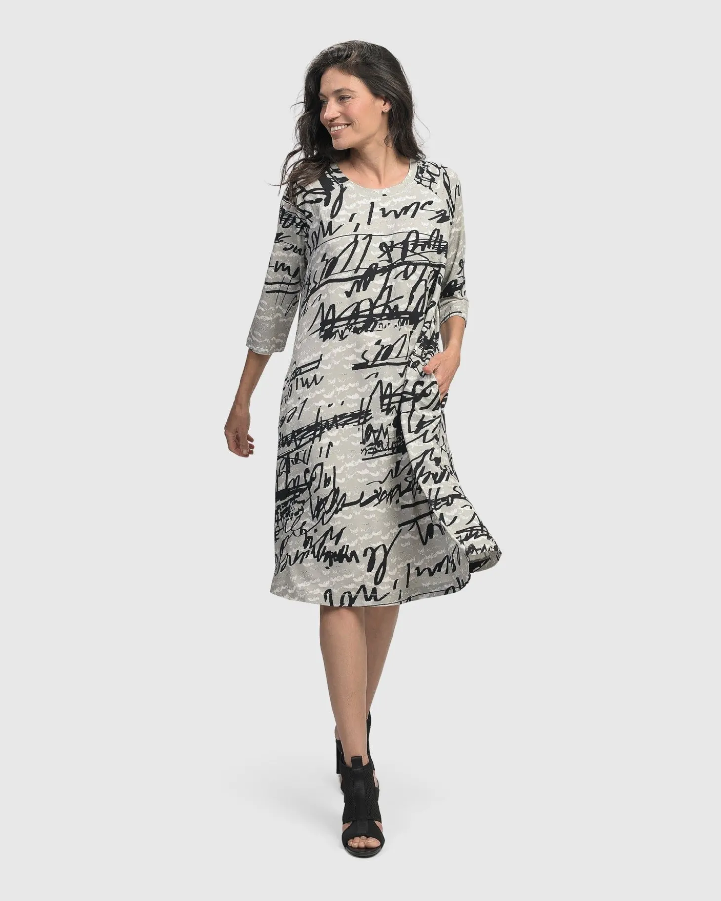 Flirty A Line Dress, Script