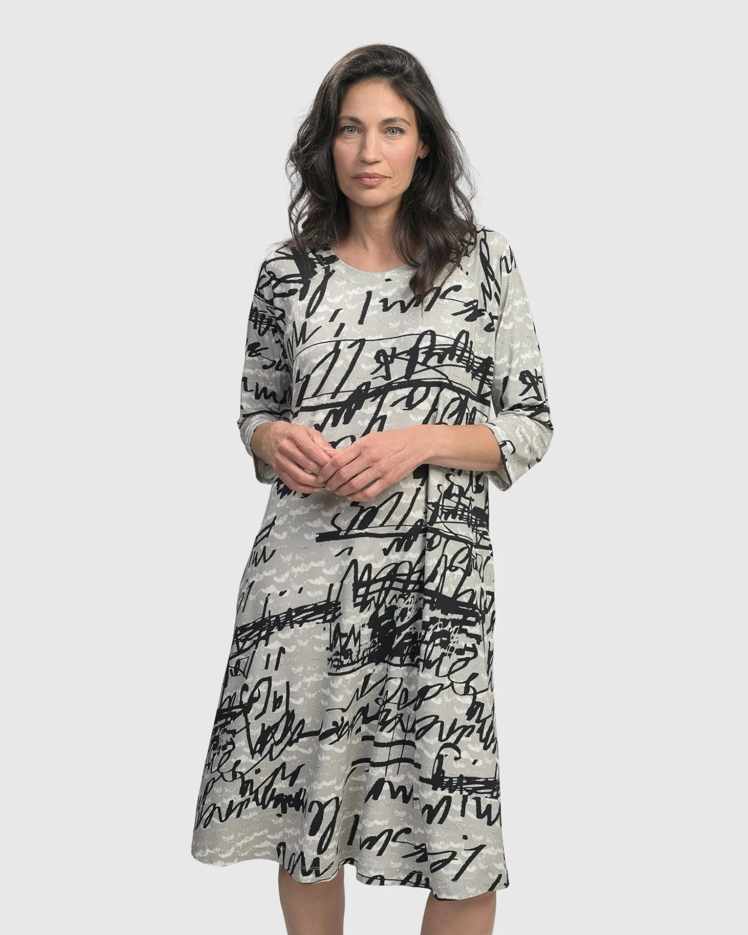Flirty A Line Dress, Script
