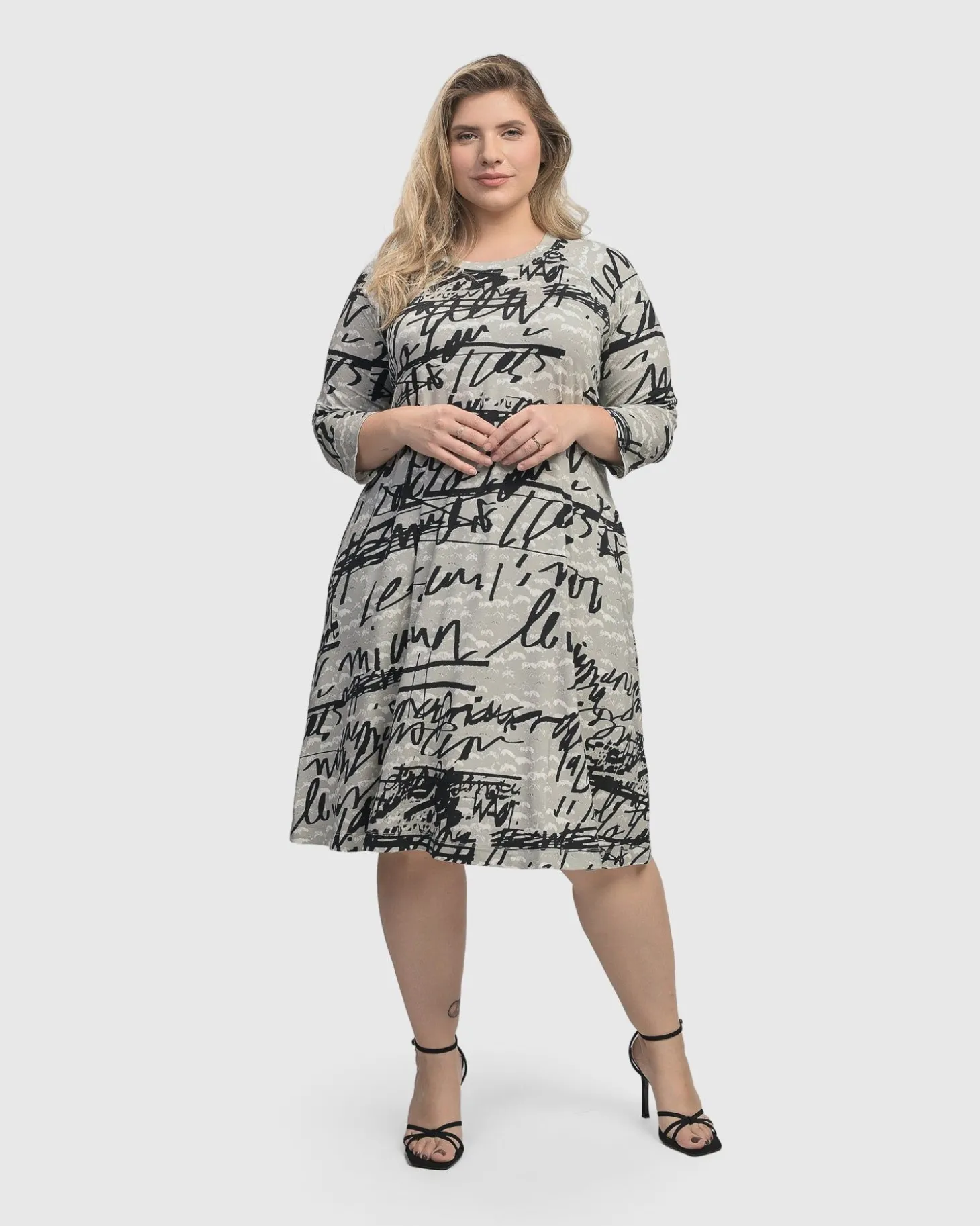 Flirty A Line Dress, Script