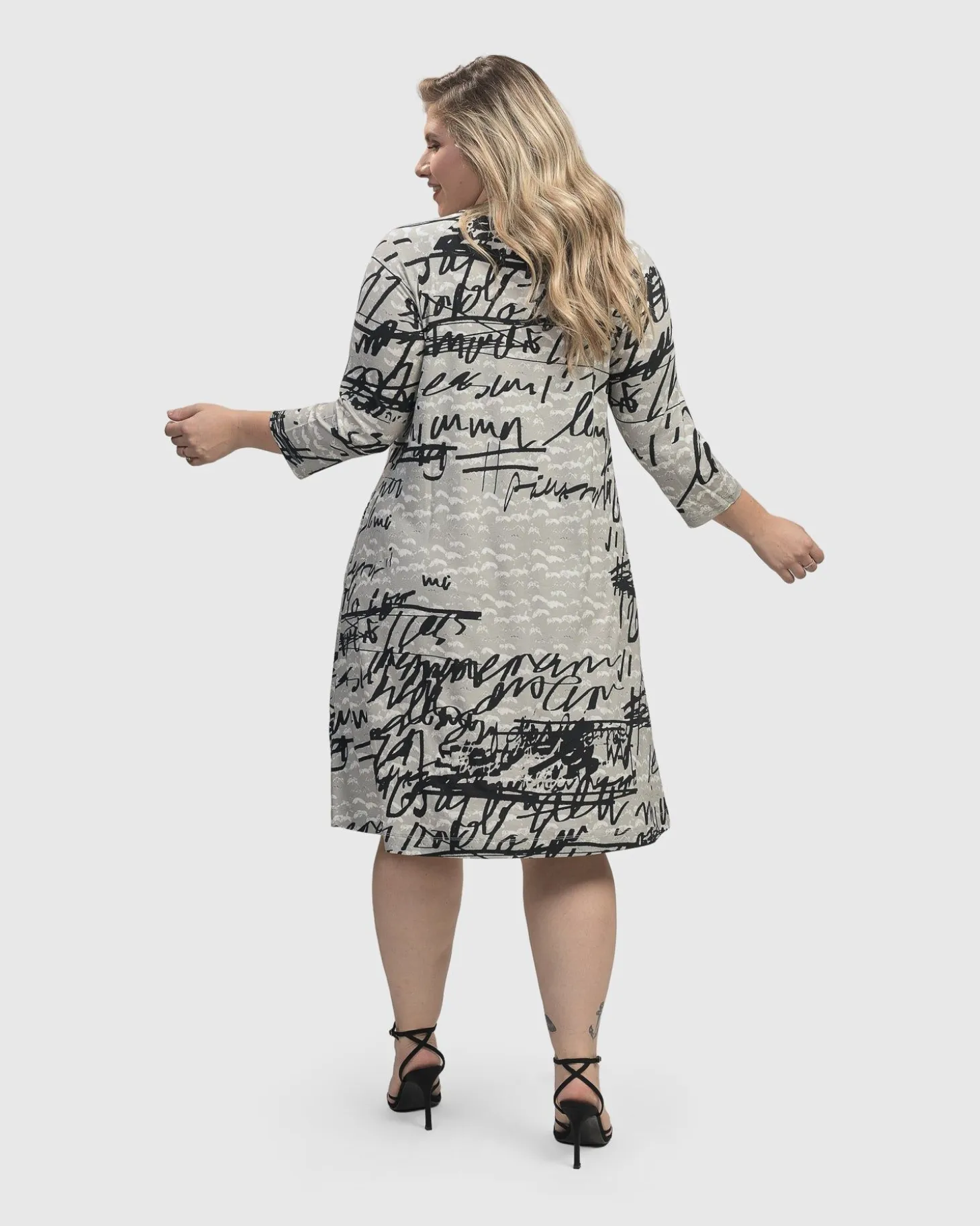 Flirty A Line Dress, Script